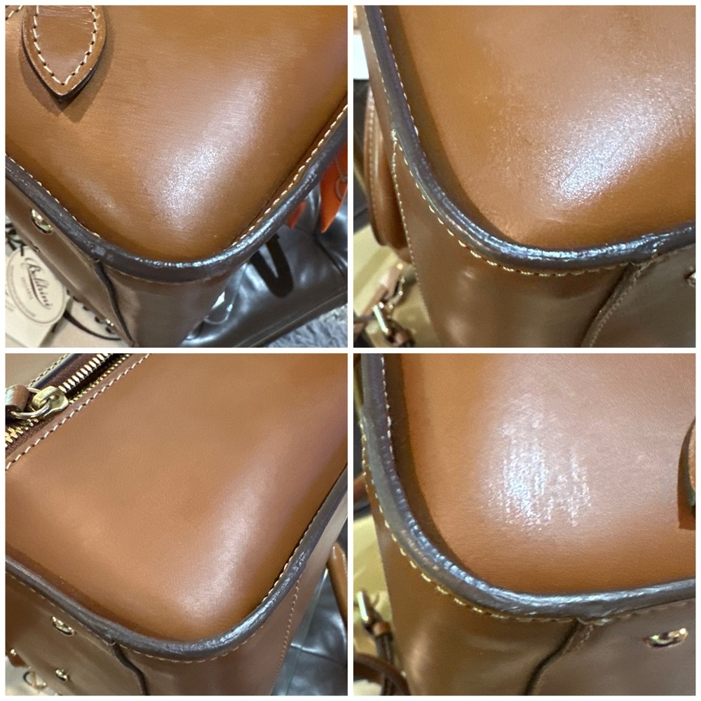 Boldrini Selleria Florentine Vachetta Leather Satchel in Cuoio Brown, EUC - Picture 15 of 16